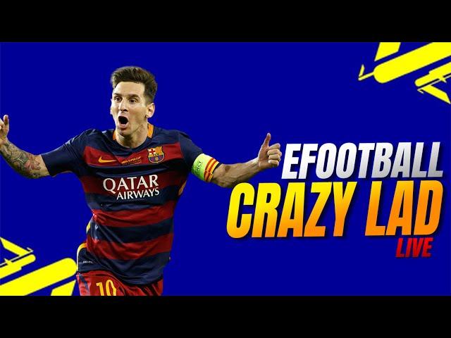 LETS PUSH TO DIVISION 1 | CRAZY LAD LIVE #efootball #efootballmobile