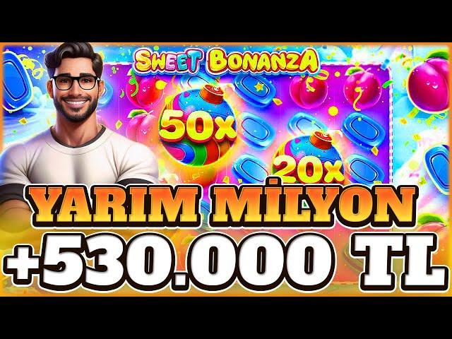 SWEET BONANZA KÜÇÜK KASA | 530.000 TL KAZANÇ | SLOT OYUNLARI REKOR TAKTİK