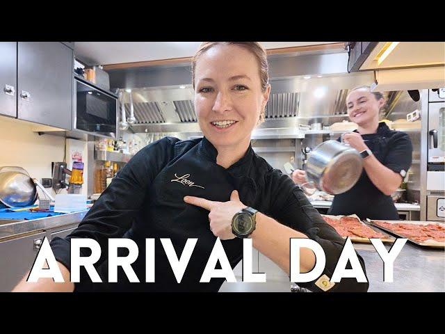 Super Yacht Guest Arrival Day (as a chef on MY Loon)