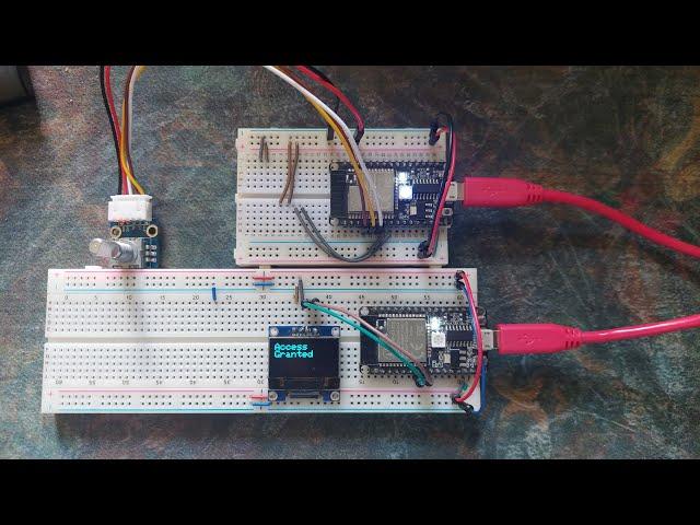 Unlock door remotely  across two ESP devices using ESP-NOW