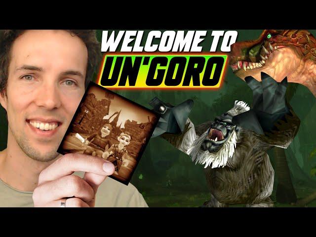 Grubby traverses Un'Goro Crater, oping to not meet King Mosh! - WoW Classic