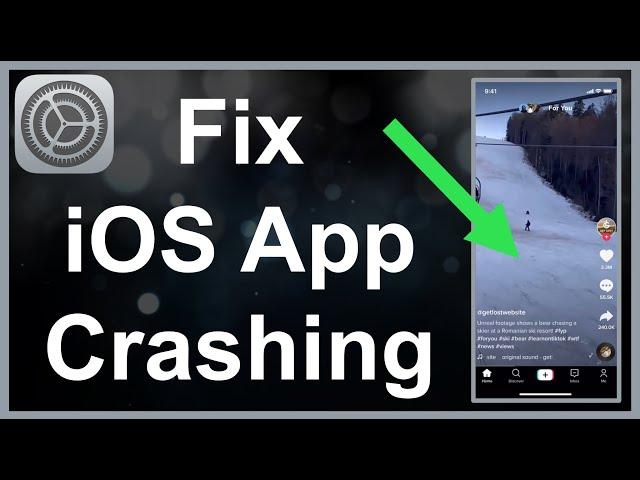How To Fix iPhone iOS Apps Crashing