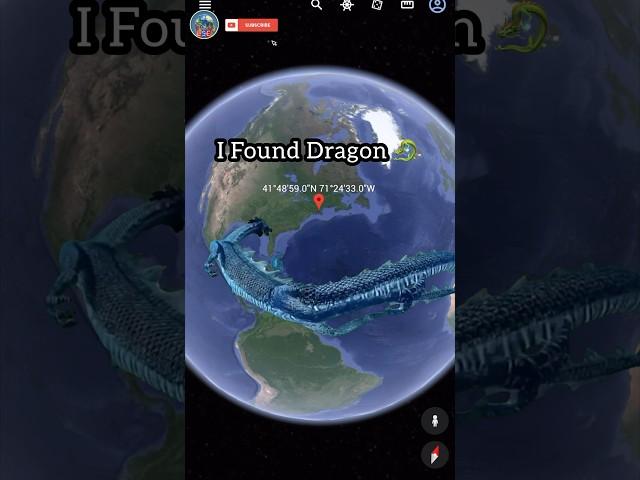 Dragon  Found On Google Earth #shorts #googleearth