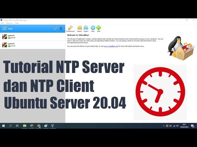 Tutorial NTP Server dan NTP Client Ubuntu Server