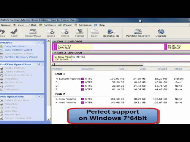 Free partition software - EASEUS Partition Master Home Edition 6.5.2.mp4