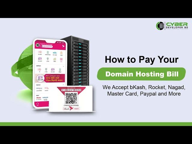 How to Pay Domain Hosting Bill via bKash Payment Method - Cyber Developer BD