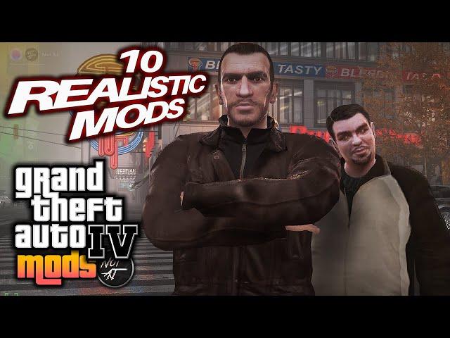 Top 10 Mods To Make GTA 4 More REALISTIC (2024)