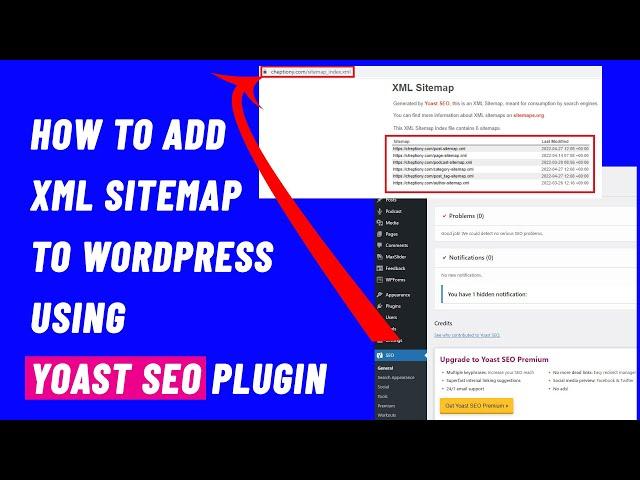 How to Add XML Sitemap to Your WordPress Blog or Website Using Yoast SEO Plugin