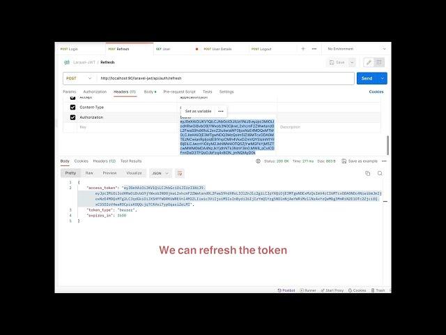 Laravel JWT Authentication Tutorial: Login, Profile, Refresh Token & Logout - Postman @LaravelBuddy