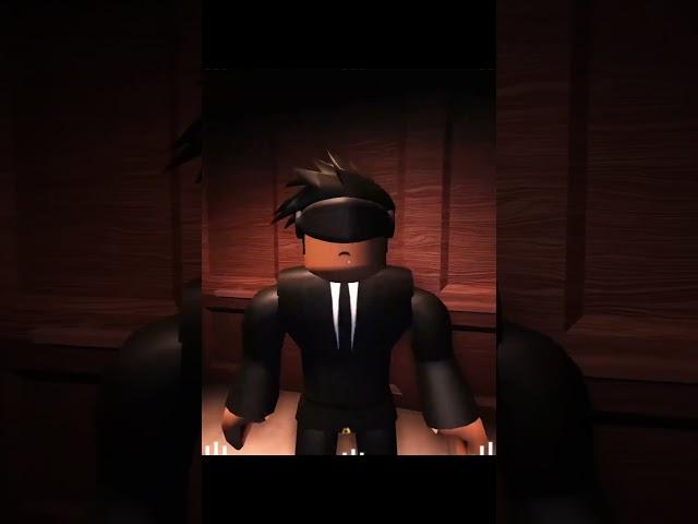 Bro didn't say one word  #roblox #rap #lol