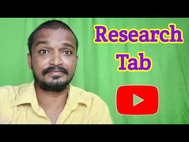 RESEARCH TAB : YouTube New Update 