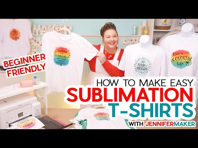 Sublimation T Shirts for Beginners - Full Process Start to Finish + Free Designs!