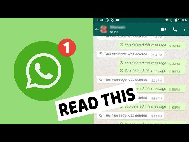 Read Deleted Messages on Whatsapp & Instagram  #Shorts