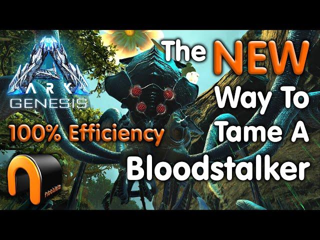 ARK Genesis NEW WAY To Tame A Bloodstalker 100% Efficiency!