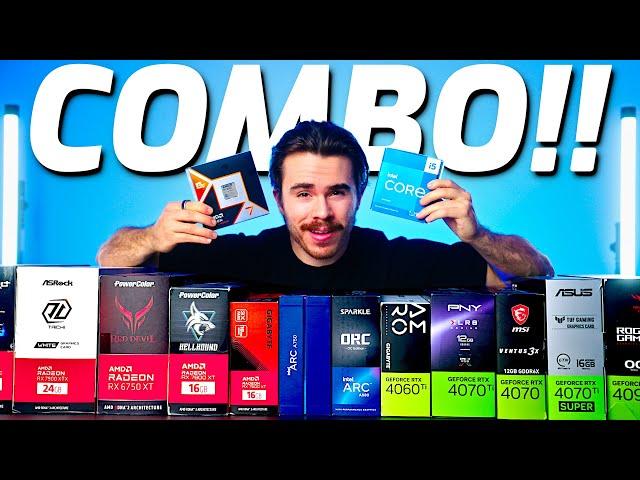 New! - BEST  CPU & GPU Combos for PC Gaming in 2025! - 1080p / 1440p / 4K