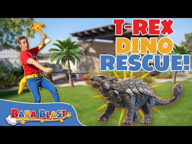 T-REX Dino Rescue | Dinosaur Videos for Kids | Baba Blast!