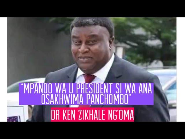 A Zikhale Ng’oma ayambapo Campaign yofuna kuzakhala Vice President wa ku MCP ndipo ayankhura izi