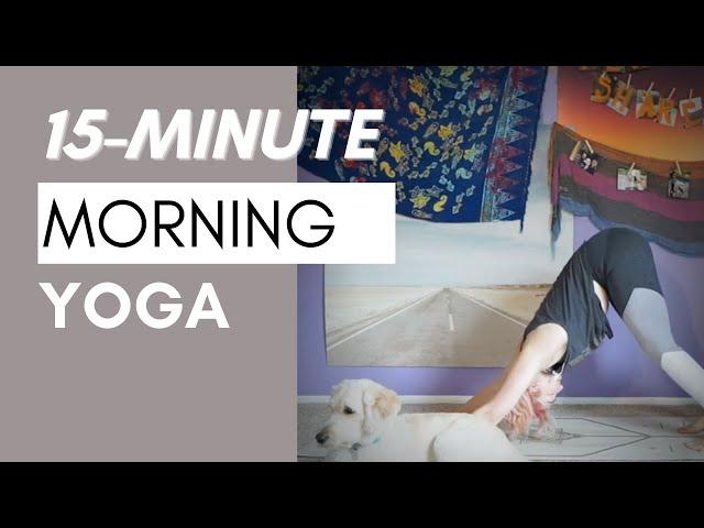 15 Minute Easy Morning Yoga | Easy Yoga Stretch to Wake Up and Start Your Day | Sharing Calm Yoga