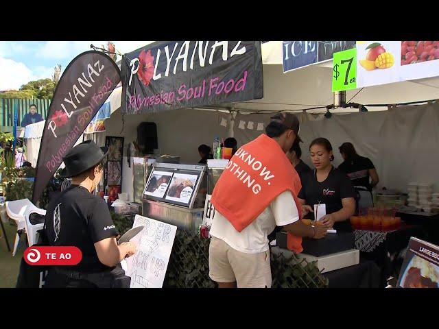 Kai stall braves Gabrielle's destruction to feed Te Matatini spectators | Te Ao Māori News