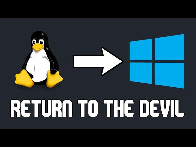 How to switch from Linux to Windows (IMPROVED)