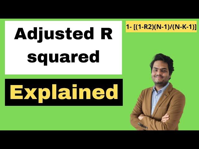 Adjusted R squared explained |  Adjusted R squared explained with Python example