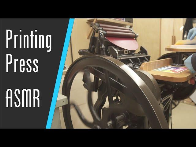 printing press ASMR