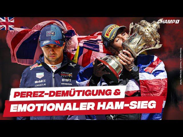 Emotionaler Hamilton-Sieg nach 57 Rennen / Perez gedemütigt / Silverstone vor 25 J.: Schumis Unfall