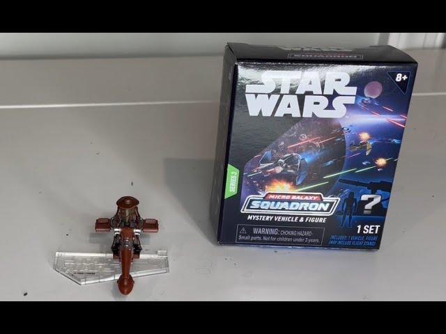 Star Wars Micro Galaxy Squadron Series 3 Scout Class Cad Bane with Speeder Review