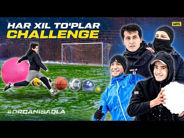 HAR XIL TO'PLAR CHALLENGE | YUTQAZGAN QOR BO'RON BO'LADI | BASKETBOL, VOLLEYBOL, GIMNASTIKA, TENNIS