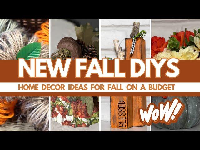 DIY Easy Fall Decor on a Budget/Dollar Tree Fall Decor/Autumn Decor