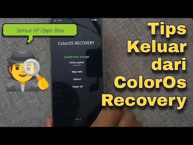 4 Tips Cara Keluar Dari ColorOs Recovery Mode Oppo A33 A54 A53 A15 A12