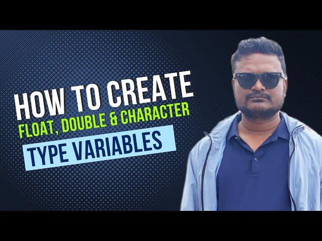 How to create float, double and character type variable | C programing in Nepali