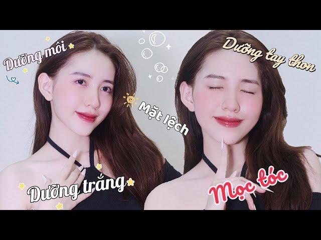 XINH LÊN NGAY NHỜ 5 MẸO NÀY??? Da trắng, chữa mặt lệch,hồng môi ,kích mọc tóc, thon tay| Mai trinh