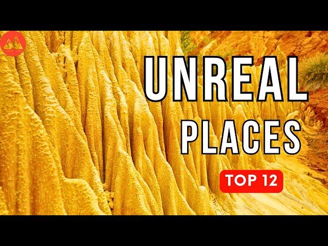 12 Unique Unreal Places in The World  |  Natural Wonders