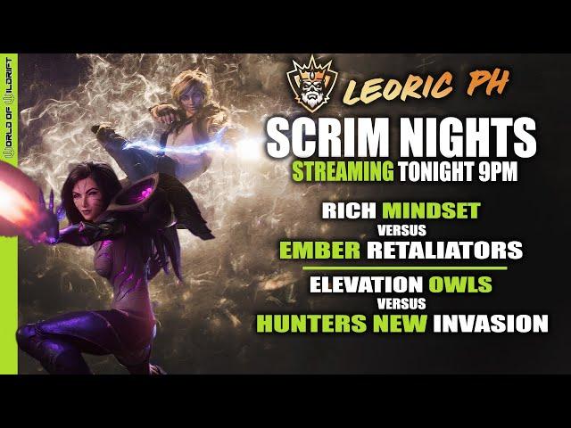 WILD RIFT SCRIM NIGHTS | Rich Mindset vs Ember Retaliators | Elevation Owls vs Hunters New Invasion