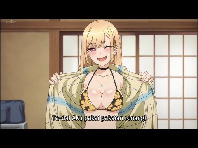 Anime Moment~ Marin Kitagawa Pakai Baju Renang di Rumah Gojo|| Kawaii