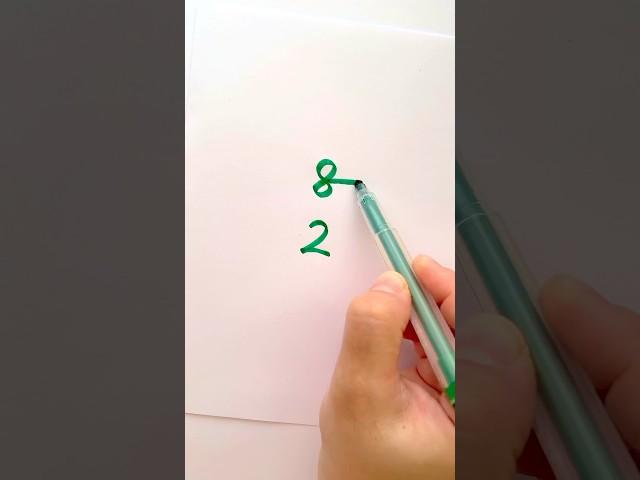 Drawing with Numbers Turn 82 to a Mouse #drawing #drawingideas #drawingforkids #animals #numbers