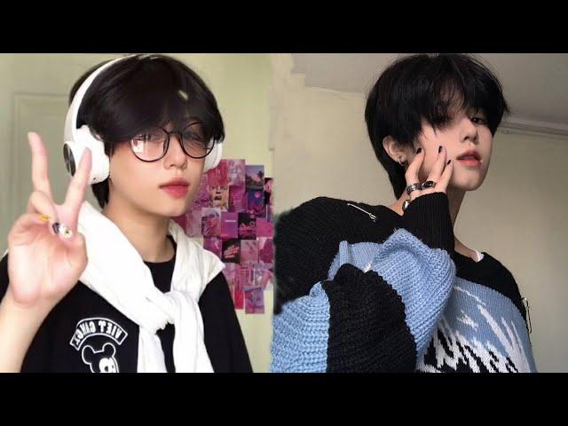 Trying 4 korean tomboy hairstyles 