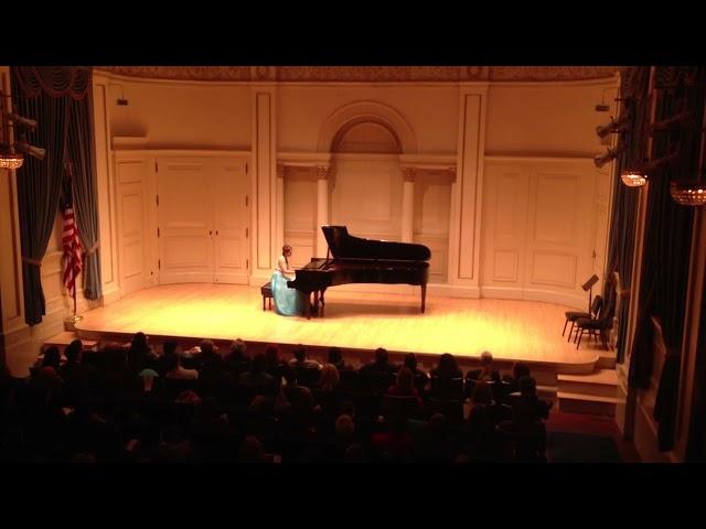 Kristina Golubeva Mikalauskas - "In the rhythm of achievements", New York, Carnegie Hall, 2014