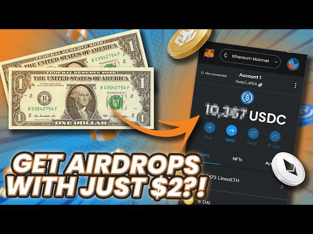 Get Cryptocurrency Airdrops Using ONLY $2 DOLLARS?! Cheap transactions for Layer Zero & Layer One X