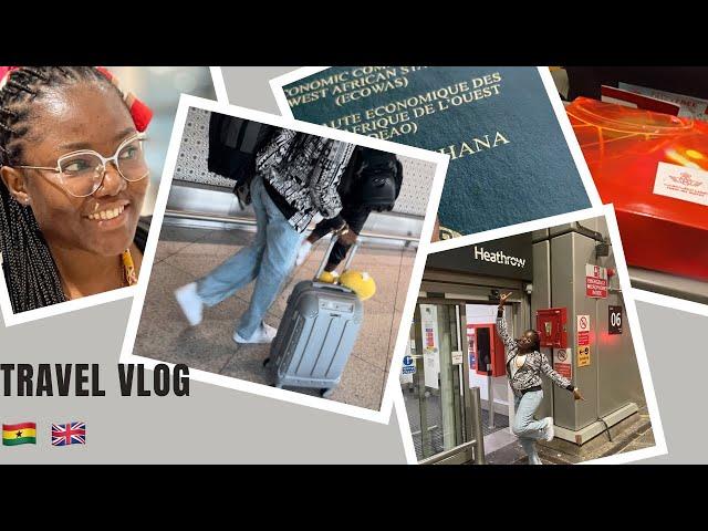 A new Adventure; Travel with me to UK  from Ghana  | Japa | Relocation Vlog |Ella JEEN