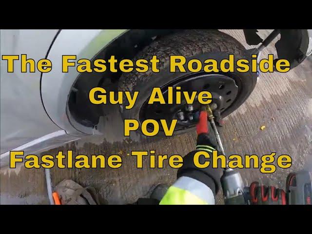 Roadside Assistance Business |POV| Fastlane Highway Tire Change