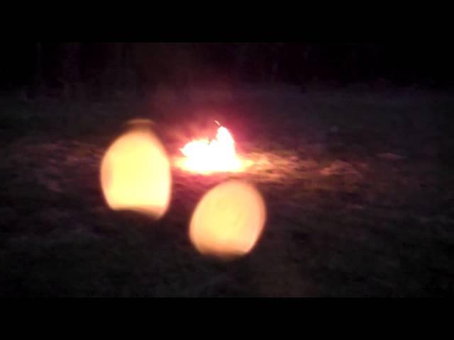 Blowing a little gas up with the mosin.