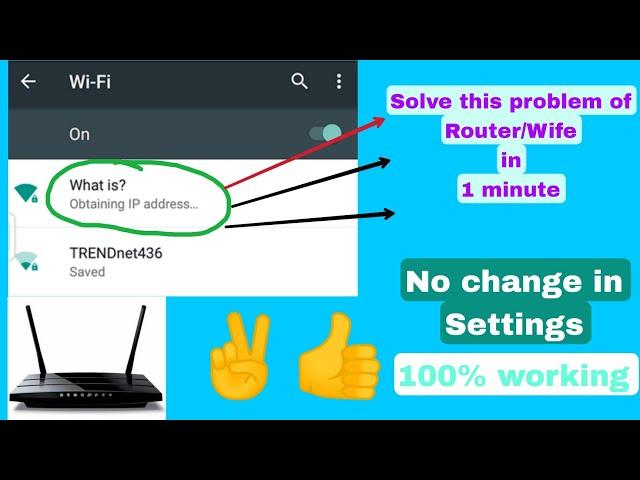 Unable to connect your devices to wifi router ? | obtaining ip adress, couldn't obtain ip adress