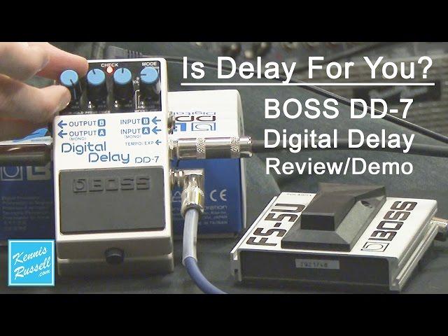BOSS DD-7 Digital Delay Guitar Pedal Review/Demo