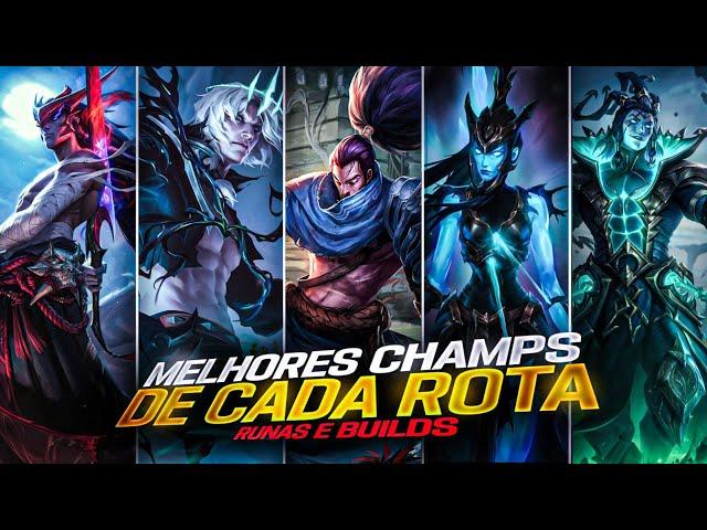 3 MELHORES CAMPEÕES PARA SUBIR ELO EM CADA POSIÇÃO DO WR! (Tier list Patch 5.1b) - LoL Wild Rift