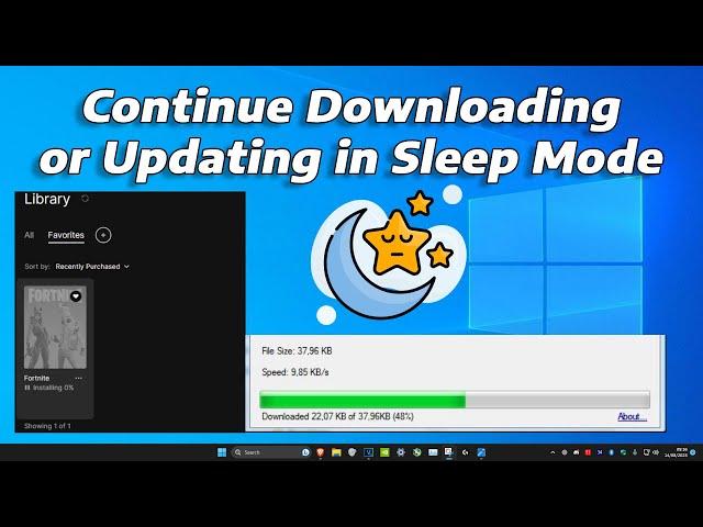 How To Continue Downloading or Updating in Sleep Mode (Windows 11)