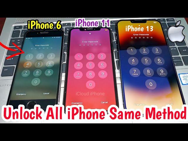 FREE Unlock Passcode Lock All iPhone Same Method | Unlock iPhone IF Forgot Passcode |Remove Passcode