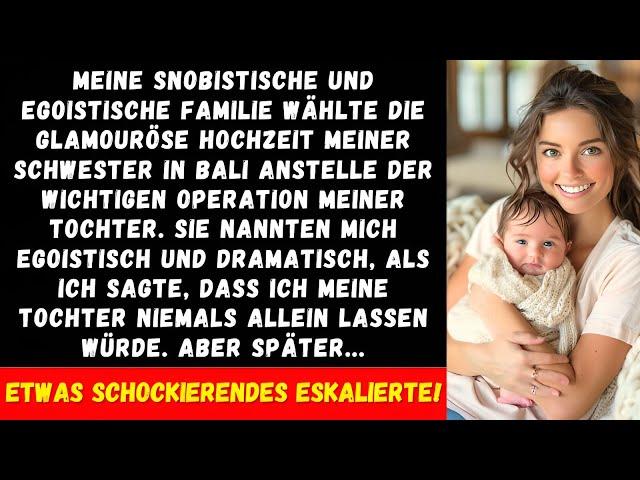 Meine Familie priorisierte die Luxushochzeit meiner Schwester anstelle der lebenswichtigen Operation