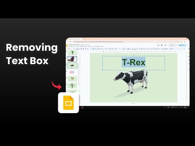 How to Delete a Text Box in Google Slides